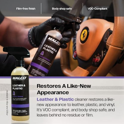 Leather & Plastic Cleaner for Automotive Interior Surfaces (16 Fl Oz)