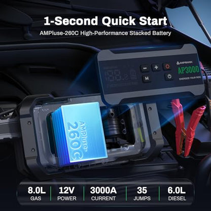 Jump Starter with Air Compressor