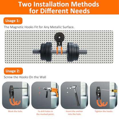 Strong Magnetic Hooks Heavy Duty (4 Count)