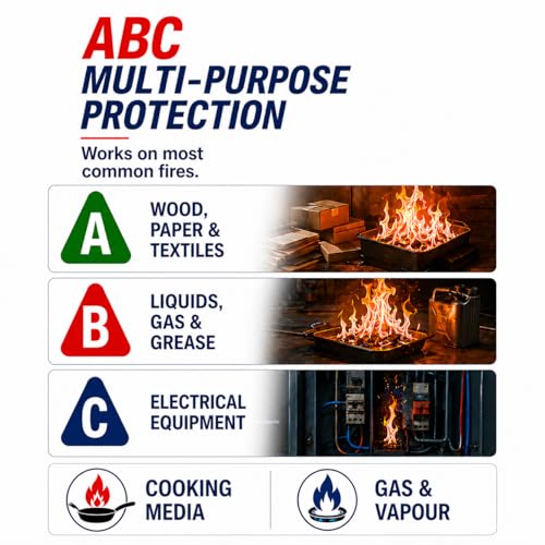 ABC Fire Extinguisher for Home & Vehicle