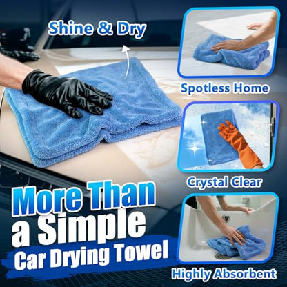 Microfiber Towel Car Drying Detailing Wash Cloth Car Care (300 Count)
