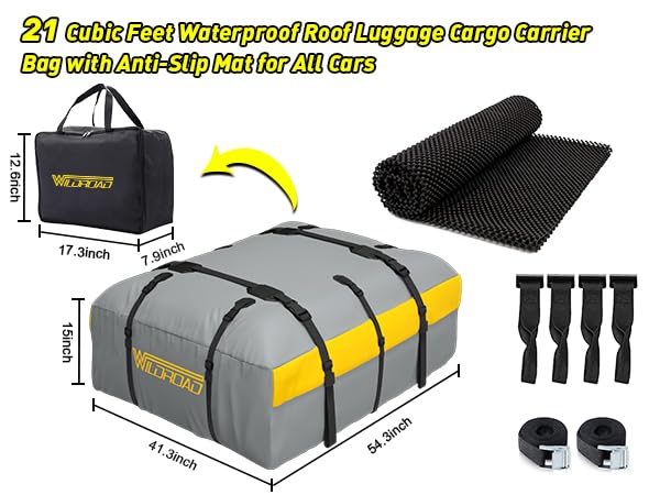 21 cuft PVC Roof Cargo Bag