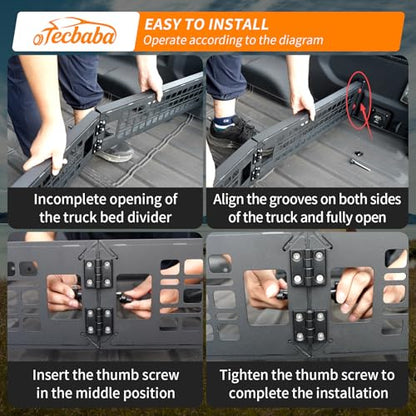 Truck Bed Divider Compatible with 2020