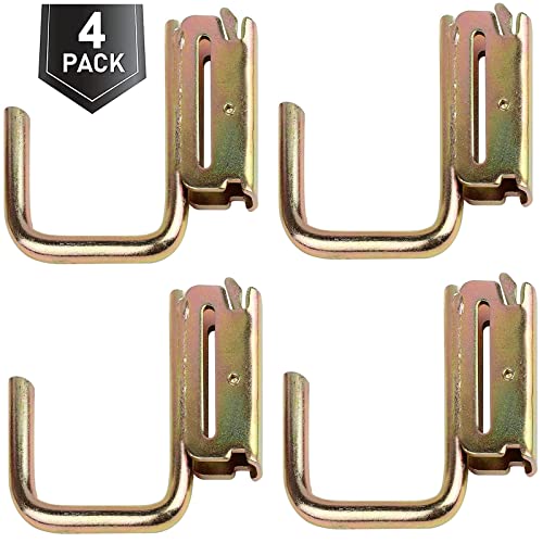 4 Pack E Track Steel J (4 Count)