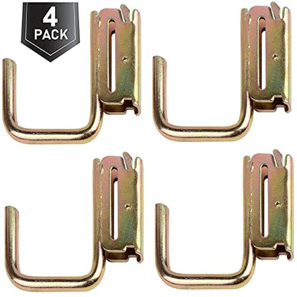 4 Pack E Track Steel J (4 Count)