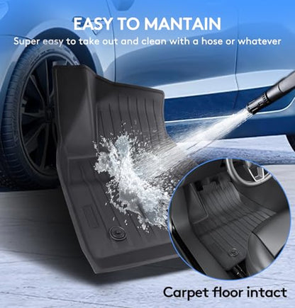 2025 New Version Floor Mats for Tesla Model 3 Highland (3 Count)