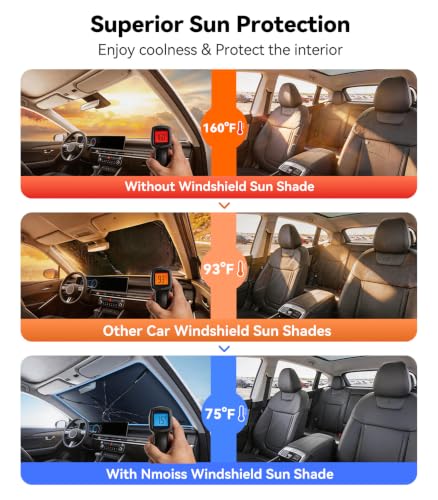 Vinyl Coating Heat Shield] Windshield Sun Shade Umbrella Custom for Hyundai Santa Cruz