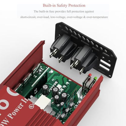 400W Power Inverters for Vehicles DC 12v to AC 110v Car Inverter