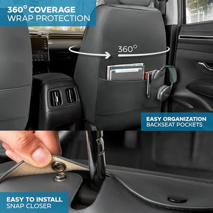 Elite Edition Faux Leather Seat Covers for Cars