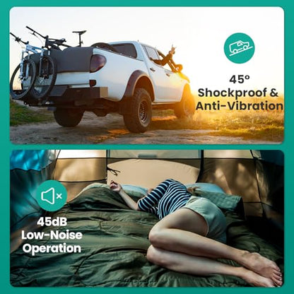 GC40 Electric Cooler for Car Refrigerator 12 Volt Car Fridge Freezer 39 Quart Portable Freezer for Truck SUV RV Van Camper