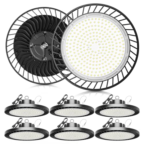 350W UFO LED High Bay Light 52500LM 5000K High Bay LED Shop Lights (8 Count)