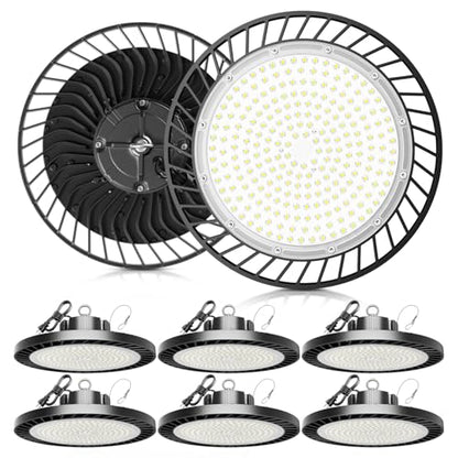 350W UFO LED High Bay Light 52500LM 5000K High Bay LED Shop Lights (8 Count)