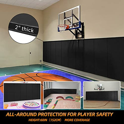 4 Pack Wall Pad 2" Thick Foam Protection Padding