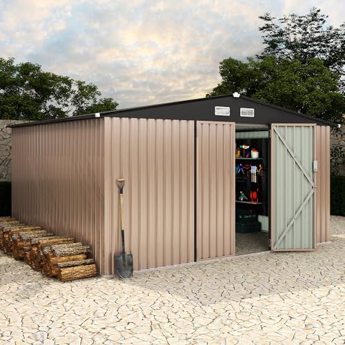 10x12 FT Metal Storage Sheds Outdoor