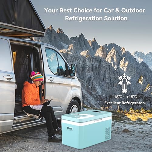 12 Volt Car Refrigerator Dual Zone 25 Quart Portable Freezer 12V Fridge Compressor Cooler 12V