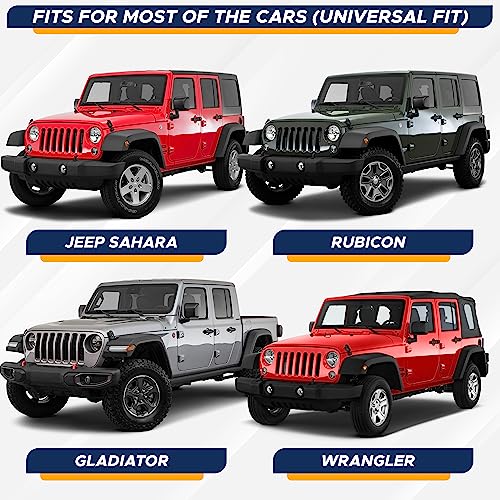 Accordion Windshield Sun Shade for Jeep Wrangler