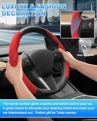 Custom Fit for Tesla Steering Wheel Cover