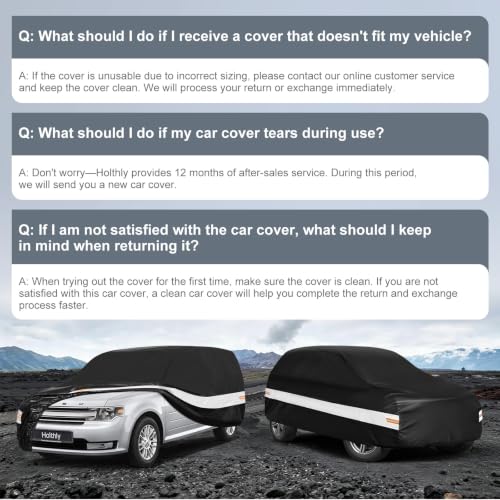 10 Layers Mini Van Car Cover Custom Fit for Ford Flex