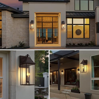 25IN Dusk to Dawn Outdoor Wall Sconce