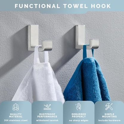 Bathroom Towel Hooks (2 Count)