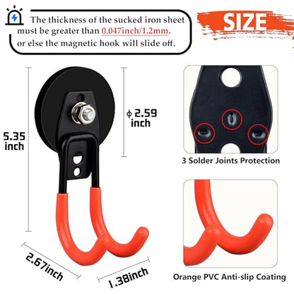 Garage Strong Magnetic Hooks (4 Count)