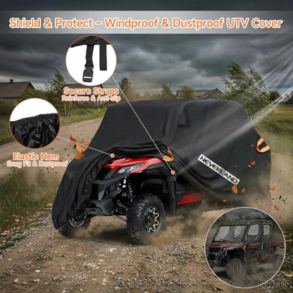 UTV Cover Heavy Waterproof Denier Oxford Cloth for Polaris RZR Yamaha Can