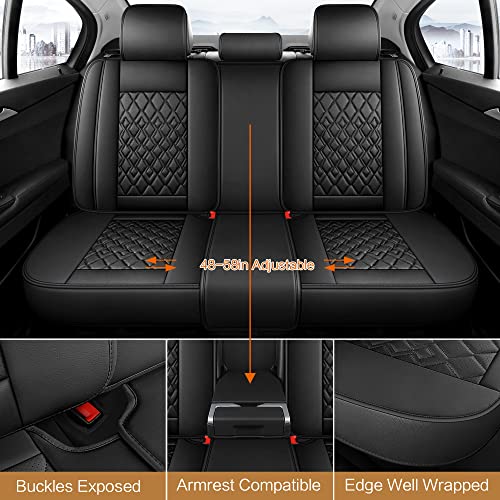 Leather Car Seat Covers Full Set