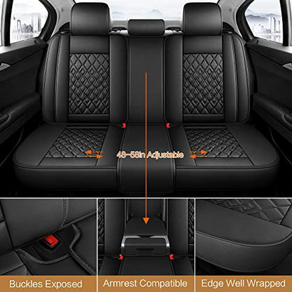Leather Car Seat Covers Full Set