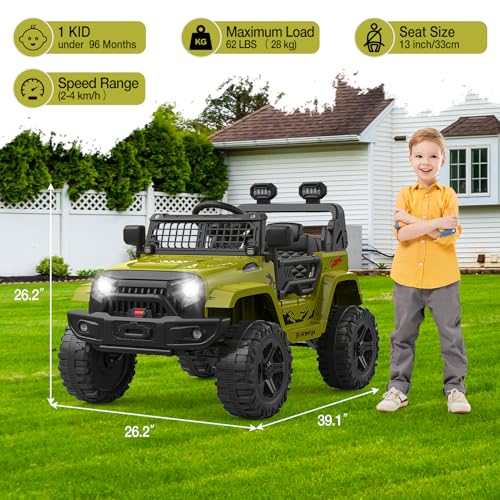 12V Kids Electric Ride On Truck Car w