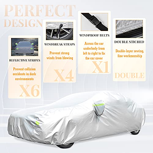 Car Cover Outdoor Full Exterior Covers for Sedan
