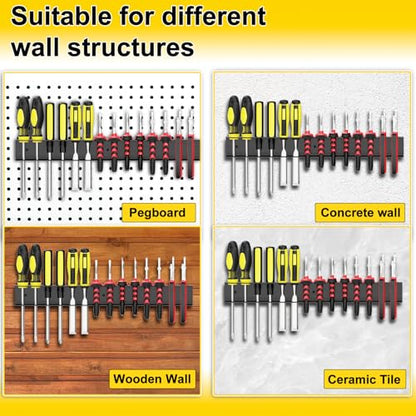 Screwdriver Plier Organizer Wall Mount