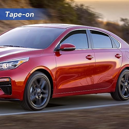 Window Visors Rain Guards for 2019 2020 2021 2022 2023 2024 Kia Forte