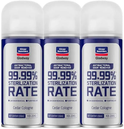 Glodway Whole Car Air Refresher Spray,Odor Eliminator Eliminates Strong Vehicle Odors,Cologne Scent-6 Ounce Spray Bottle (Plack of 3)