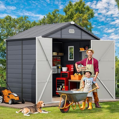 8x6.2FT Outdoor Storage Shed w