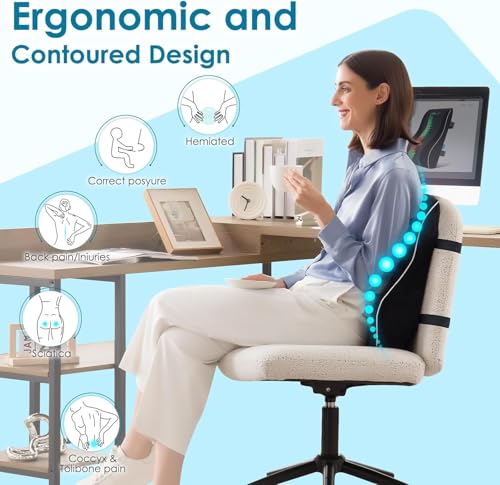 Lumbar Support Pillow for Office Chair Car Back Support Pillow