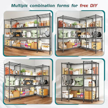 78.4''W Storage Shelves