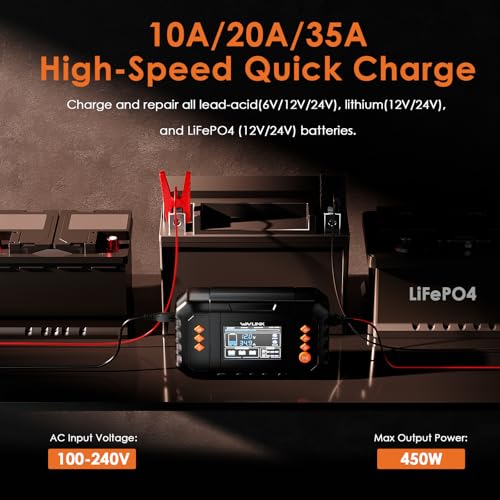 35 Amp Smart Battery Charger
