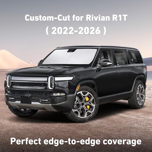 Windshield Sunshade Compatible for Rivian R1T 2022