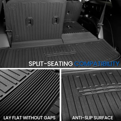 Floor Mats for Hyundai Palisade Hybrid 2026 7&8 Seat w