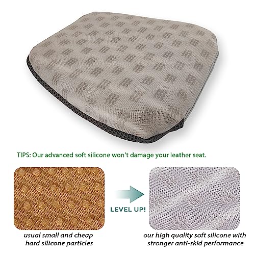 17.7"L×16.9"W ×3"H Car Booster Seat Cushion Raise Height for Short People