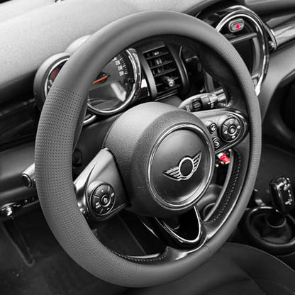 Large Size Nappa Leather Steering Wheel Cover 15.75In