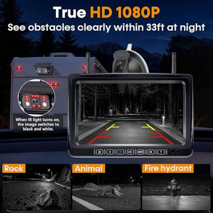 Dual Magnetic Wireless Backup Camera (2 Count)