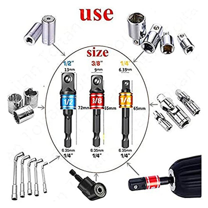 17pcs Flexible Drill Bit Extension