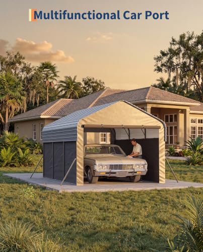 10x15x9 ft Metal Carport