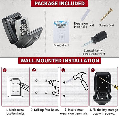Car Window Punch Button Lock Box