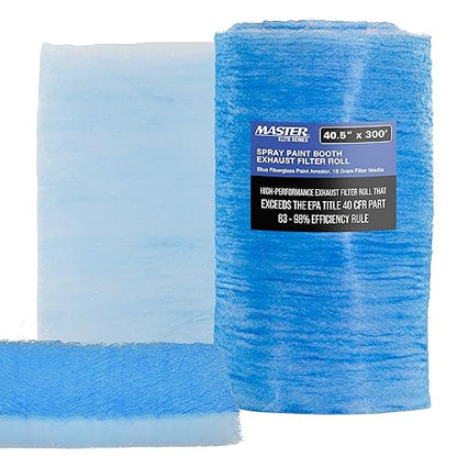 Elite Paint Spray Booth Exhaust Filter Roll 40.5" x 300'