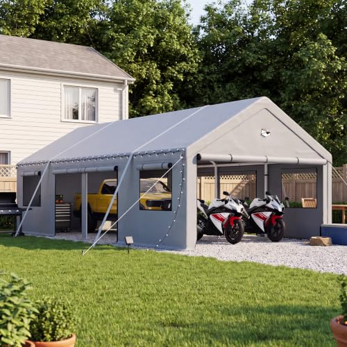 13x25 FT Heavy Duty Carport Canopy