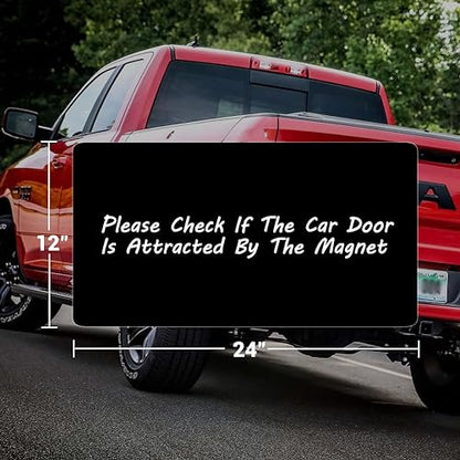 2 Pack Blank Car Door Magnet Sticker (2 Count)