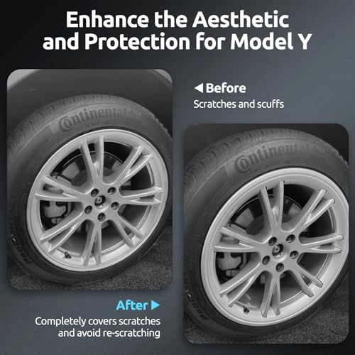 Wheel Rim Protector for Tesla Model Y Gemini 19 inch Apollo Wheels 2020