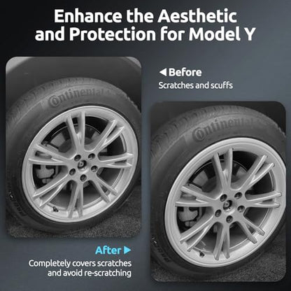 Wheel Rim Protector for Tesla Model Y Gemini 19 inch Apollo Wheels 2020